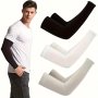 1/3 Pairs Unisex Cooling Arm Sleeves Uv Protection Spf 50+ Stretchable High Elastic Arm Sleeves For Golf Cycling Running And Driving