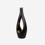Tulip Candle Holder - Black - Medium