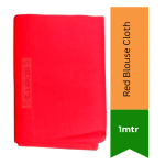 Red Blouse Cloth 1 Mtr N - 1 Mtr N