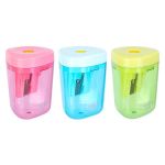 Canister Pencil Sharpener One Hole Asst Colour Carded 1 – EH555