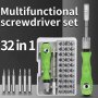 32-IN-1 Precision Screwdriver Set: MINI Magnetic Screwdriver Kit - Includes Precision Maintenance Tools For Eyeglasses Watches Phones Laptops Computers And Toys