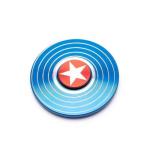 Superhero Metal Fidget Spinner - Captain America Blue