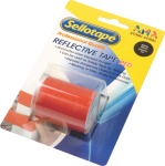 Sellotape Reflective Tape Red 1M X 48MM
