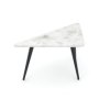 Bam Wrapped Triangle Side Table 600 Bianco