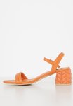Madison Bessie Woven Block Heel - Orange
