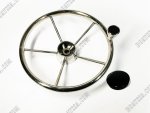 Steering Wheel 13" With Knob 316SS