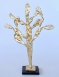 Large Metal Cactus On Marble Stand 61X5X43CM