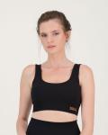 Essential Ribbed Bra - Small Mocha
