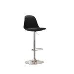 Modern Adjustable Chrome Bar Chair
