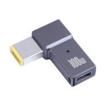 100W Usb-c Type-c Female To Big Square Computer Charging Adapter For Lenovo