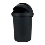 25L Fliptop Allblack Bin