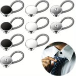 3 6PCS Invisible Elastic Collar Extenders For Men Comfortable Tie Collar Expander For Trouser Coat Shirts Jeans