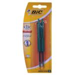 Bic Click Pen Green 2PK