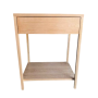 Sam Bedside Table - South African Pine / Black