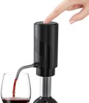 Electric Wine Aerator Dispenser Automatic Wine Pourer With One-touch Operation Black 1 - Piece Bar Set