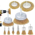 3 10PCS Wire Brush For Drill Set Abrasive Wire Wheel For Drill 2.54 10.16 Cm Hex Shank Wire Cup Brush For Drill Drill Wire Brush