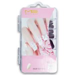 Falke False Nail Full Set 100 Pack - Dark Purple