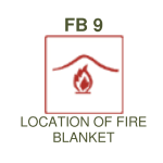 FB9: Location Of Fire Blanket Location – Sml