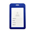 Name Badge Hard Plastic 54X85 10 Neon Blue