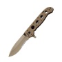 CRKT M21-12gd Tan G10 W/partial Veff Serrations