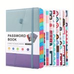 Secure A5 Password Book With Alphabet Tabs - Ideal For Home & Office Internet Email Login Passwords - Premium Address Manager Wi