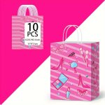 10 25PCS Pink Cute Cosmetic Gift Bags Princess Party Gift Bags Cosmetic Theme Gift Bags Perfect For Gifts Candy Snacks And Toys