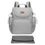 Cherise Diaper Backpack Grey Melange