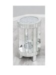 Diamond Swiss Mirror Side Table- Round