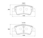 Kbc Brake Pads Front For Nissan Magnite Renault Kwid Triber Kiger