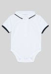 PoP Candy Collared Romper - White