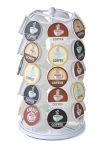Nifty Solutions Keurig Coffee Pod Holder Carousel 360 Degree Spinning Organizer For K Cups 13 Inch Tall Compact Counter Storage