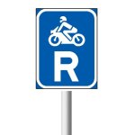 Motorcycle Reservation Road Sign R307
