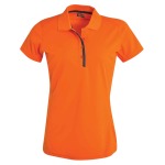 Ladies Matrix Polo – Orange graphite