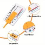 1PC 2PCS Tire Tread Gauge 0-20MM Vernier Depth Caliper Tire Tread Depth Gauge Portable Tire Tread Piece