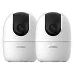 Ranger 2 3MP 2K Indoor Smart Ai Pt Wifi Security Camera Twin Pack