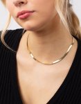 Goldair Gold Thick Snake Chain Necklace
