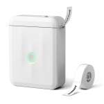 NB524 - - D110_M - Portable Bluetooth Label Printer Incl Free Label Roll 12X40MM White