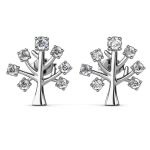 DESTINY Elisa Tree Of Life Earrings With Swarovski Crystals