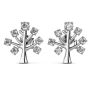 DESTINY Elisa Tree Of Life Earrings With Swarovski Crystals