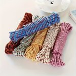 Heavy-duty Nylon Clothesline - 5.0METER 10.0METER Multi-purpose Windproof & Non-slip For Outdoor Balcony Drying Random Color