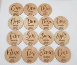 English Wooden Milestones