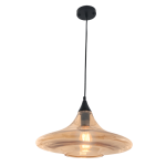 Luminous Amber Glass Pendant Light
