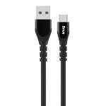 Snug USB To Type-c Silicone Cable – 1.2 Meter – Black