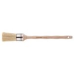 Square Edge Bristle Round Brush - NO.2. - Stainless Steel Ferrule 16MM