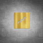 Stairs Sign - Polished Brass