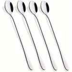 4 8 12PCS Stainless Steel Ice Spoon Cocktail Spoon Coffee Spoon Ice Cream Spoon Dishwasher Safe For Home Kitchen Restaurant Hote