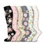 6 Pairs Compression Socks For Women And Men Circulation