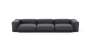 Three Module Sofa - Velvet - Dark Grey - 377CM X 115CM