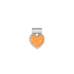 Seimia Pendant Orange Heart
