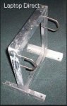 WB-SQ-250 - Square Wall Mount Brackets, 250mm Offset, 32-60mm, Two Clamp Galvanised